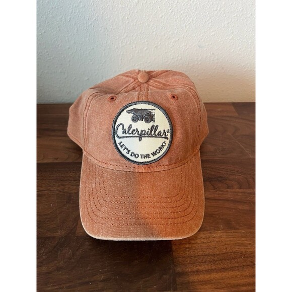 NWT Caterpillar CAT Construction Company Logo Let's Do The Work Baseball Hat Cap - Picture 1 of 6